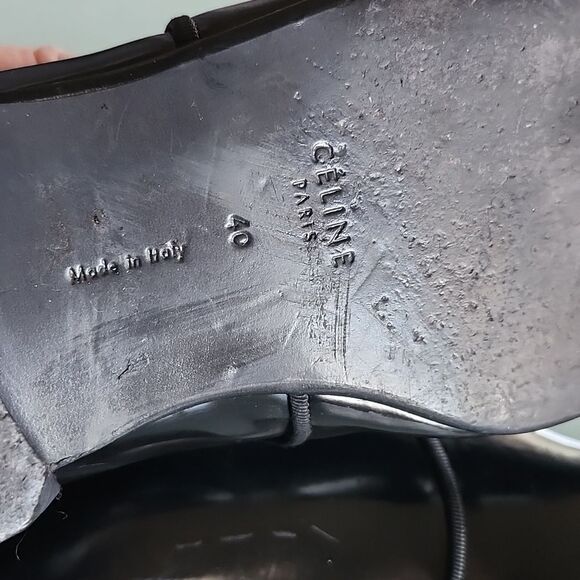 Celine Leather Ankle Boots - Picture 8 of 9